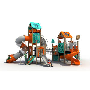 Équipement de terrain de jeu extérieur commercial avec du matériel de panneau de PE de haute qualité pour des parcs d'écoles et des centres communautaires - Product Image 1