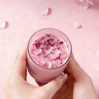Lilin Aroma Kedelai Buatan Tangan Tema Sakura, Hadiah Ulang Tahun Kreatif, Suvenir Mewah, Dekorasi Suasana, Lilin Wangi