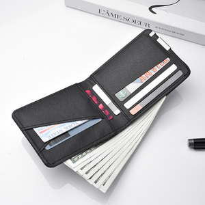 Porte-cartes de crédit pour homme au design personnalisé ultra-fin, bord en métal, portefeuille pour homme - Product Image 5