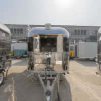 16ft Konzession Food Trailer Mobile Bars zum Verkauf Street Vending Carts Pizza Kaffee Hotdog Food Truck Equip Trailer