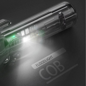 Toach Đa-Chức năng mini đèn pin và ngọn đuốc không thấm nước COB đi bộ đường dài cắm trại <span class=keywords><strong>Keychain</strong></span> đèn pin với còi - Product Image 2