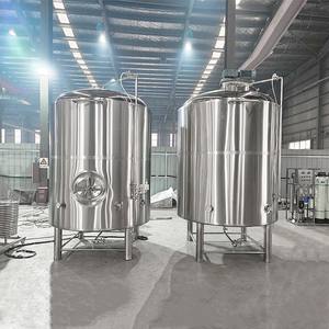 Réservoir de stockage de mélange de mélangeur chauffé en métal de soute verticale d'acier inoxydable - Product Image 1