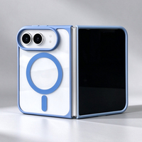 JOYPORODO B202 Coque en acrylique avec anneau magnétique pour modèles iPhone et Samsung, cadre coloré, conception séparée, commande en gros, emballage personnalisé