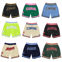 Short de basketball à sublimation personnalisée Short de basketball d'entraînement pour hommes Short de basketball vierge à rayures pour la course à pied