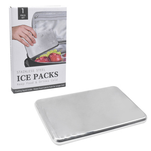 Thép không gỉ làm mát Túi nước đá cho dã ngoại cấp thực phẩm 304 Ice gạch cho bữa ăn trưa Túi lạnh - Product Image 3