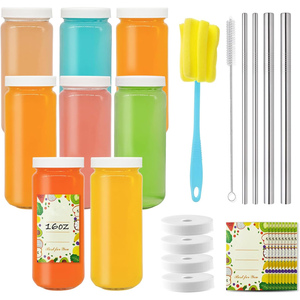 Envases de Plástico PET Transparentes, Cilíndricos, Cuadrados, de Grado Alimenticio, con Tapas de Aluminio Fáciles de Abrir, para Dulces, Galletas y Alimentos - Product Image 1