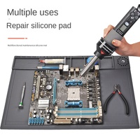 Tapis de travail magnétique personnalisé de grande taille 45x30cm, meilleur tapis en silicone résistant à la chaleur pour la réparation de cellules électroniques, outil de réparation de soudure BGA