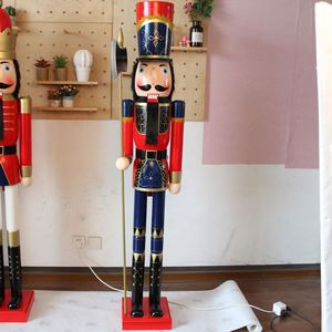 Marioneta de Soldado Cascanueces Grande de 1.8m, Decoración Navideña Ecológica y Duradera para KTV, Venta al Por Mayor - Product Image 3