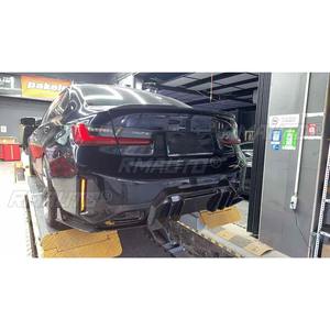 Difusor de Parachoques Trasero de Fibra de Carbono Real para BMW Serie 3 G20 2023-2025, Protector de Parachoques, Accesorios para Auto - Product Image 4