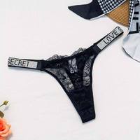Fabrieksgroothandel Love Secret Transparante Strass Bikini Thong Dames Kant Panty Ondergoed Dames Thongs Bikini Lingerie