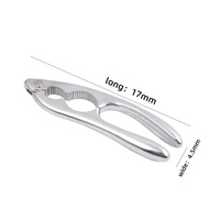 Fabrieksgroothandel handmatige aluminiumlegering haaienvormige walnootkraker huishoudelijke pecannootkraker fruit- en groentegereedschap