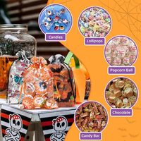 Sacs en organza à cordon pour cadeaux de fête, petits sacs en filet pour bonbons, friandises, bijoux, cadeaux d'Halloween