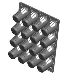 Mur végétal vertical, décoration murale, système de jardinage vertical, culture hydroponique, panneaux muraux verts, jardinière modulaire - Product Image 3