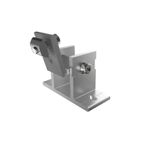 Système de montage solaire de haute qualité, inclinaison réglable, pieds avant et arrière, résistance au vent 60 m/s, résistance à la neige 3 KN/m, taille personnalisée pour panneaux solaires
