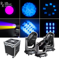 Projecteur de scène LED mobile 4-en-1 RX en promotion avec motifs Gobo colorés pour concerts, bars, clubs, événements, lieux de spectacle, églises
