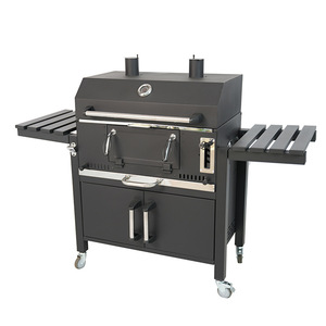 Double Cabinet Multi Functional BBQ Grill 156x61.5x119cm Smoker Outdoor Patio Use - Product Image 2
