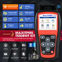 Autel Maxitpms TS508WF 8 Uds sensores TPMS herramienta de diagnóstico programador WIFI OBD2 escáner diagnóstico ITS600 TS508