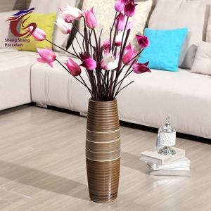 Moderno Creativo Moda Pavimento Vaso Disposizione di Fiori secchi di Soggiorno Decorazione Speciale Commercio All'ingrosso - Product Image 2