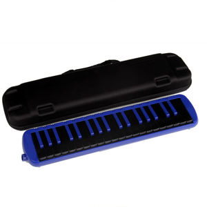 <span class=keywords><strong>Flauta</strong></span> de 37 Teclas de Color Azul y Negro, Instrumento Musical Educativo de Plástico, Melódica para Niños - Product Image 5
