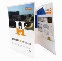 Carpeta de presentación A4 personalizada, papel duro reciclado Digital para documentos, resistente al agua