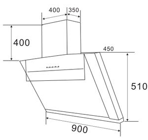 Capot électrique en verre trempé noir, ventouse latérale, offre spéciale - Product Image 4
