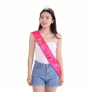 Cintas de Satén para Novia, Lisas, Blancas, Personalizadas, Baratas al por Mayor - Product Image 1