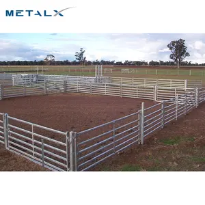 Heavy Duty Low Cost Round Pen Steel Tube Goat Pig Sheep House Feeder Fence Panels