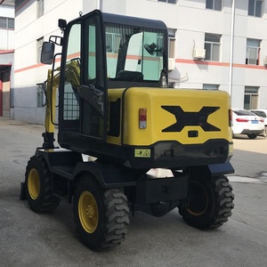 Excavatrice tout-terrain Th40t de 4 tonnes, entièrement fonctionnelle, engin de construction à roues motrices, pelle pour travaux de terrassement - Product Image 4