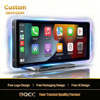 Monitor Portátil para Auto BQCC de 10.26 Pulgadas con Pantalla IPS, Carplay Inalámbrico, Android Auto, Mirror Link y Pantalla HD para Vehículos BMW, Audi y Nissan