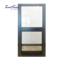 Fenêtres à guillotine en alliage d'aluminium Superhouse, durables, nécessitant peu d'entretien, excellente isolation phonique, résistance aux intempéries