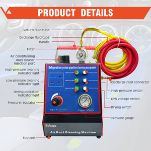 Máquina Automática para Limpieza de Tuberías de Aire Acondicionado para Autos, Equipo de Limpieza de AC para Automóviles, Cuidado del Automóvil - Product Image 5