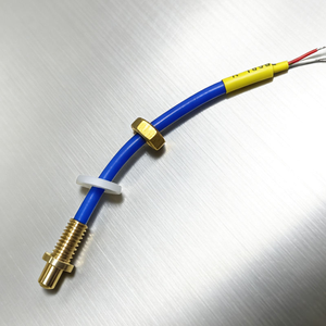 Termopar Tipo K con Brida, Cabeza de Termopar de Cobre y Silicona Azul, Sensor de Temperatura Pt100/<span class=keywords><strong>J</strong></span>/E/<span class=keywords><strong>J</strong></span>/N, VANORM OEM/ODM IP66 USB - Product Image 3