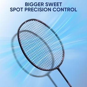 Raquette de badminton en fibre de carbone légère, haute tension, personnalisée, professionnelle CZFIT pour la compétition et l'entraînement - Product Image 2