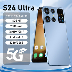 Téléphone Android S24 Ultra 5G à écran HD, best-seller, avec caméra arrière 108MP, processeur Octa Core, système d'exploitation multilingue - Français, <span class=keywords><strong>Allemand</strong></span> - Product Image 2