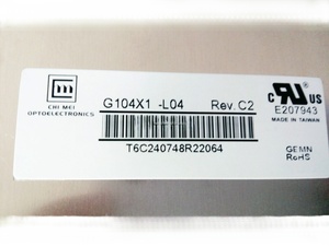 Panneau mat WLED Innolux G104X1-L04 sans écran tactile pour la surveillance des équipements de production automatisés, module d'assemblage LCD - Product Image 3