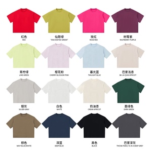 เสื้อยืดทรงบ็อกซี่แขนสั้นพิมพ์ลาย DTG ปักโลโก้ HeiQ Sorona 240 กรัม สำหรับสตรีทแวร์ - Product Image 4