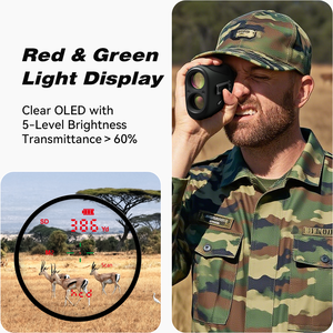 Télémètre laser de chasse 2000Yd, réflecteur, grossissement 7X, objectif 24mm, étanche IP66 - Product Image 3