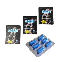 Complément alimentaire à base de Maca naturelle, pilules bleues, capsules bleu foncé pour l'endurance et la vitalité masculine