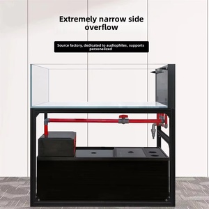 Aquarium sur mesure à débordement latéral ultra-étroit avec filtre de fond de style industriel pour Arowana et poissons rouges <span class=keywords><strong>Ranchu</strong></span> - Product Image 1