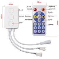 Contrôleur LED Pixel IC adressable SP601E BT APP Musique SYNC Double sortie de signal Ws2811 Ws2812 Sk6812 1903