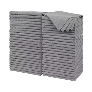 ผ้าไมโครไฟเบอร์เนื้อนุ่มพิเศษ ขนาด 16x16 นิ้ว ซับน้ำเร็ว ไม่เป็นขุย สำหรับทำความสะอาดบ้านและรถยนต์ ผ้าอเนกประสงค์ - Product Image 6