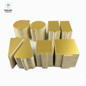 Hot bán vàng tròn vuông hình chữ nhật mini bánh giấy Hội Đồng Quản trị tùy chỉnh bánh các tông bánh nhỏ Pad - Product Image 1