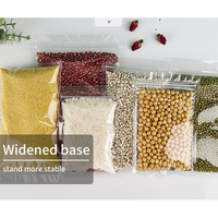 Pochettes plates en plastique transparent à fermeture éclair avec impression personnalisée Sacs en papier d'aluminium PE avec fermeture éclair pour emballage alimentaire pour aliments pour animaux de compagnie et sushis
