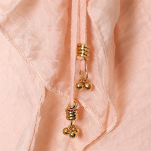 SHENZHU Nouvelle collection été 2025 – Robe midi à bretelles pour femme, style doux et tendance, col en <span class=keywords><strong>V</strong></span>, superposition décorative, modèle <span class=keywords><strong>Su</strong></span> Sui 5029107 - Product Image 5