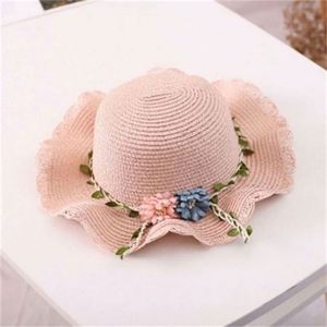Chapeau Bob en Paille pour Bébé Fille, Mignon, Motif Dessin Animé, Doux, Protection Solaire, pour l'Été, Quotidien, Voyage, Extérieur, Plage - Product Image 5