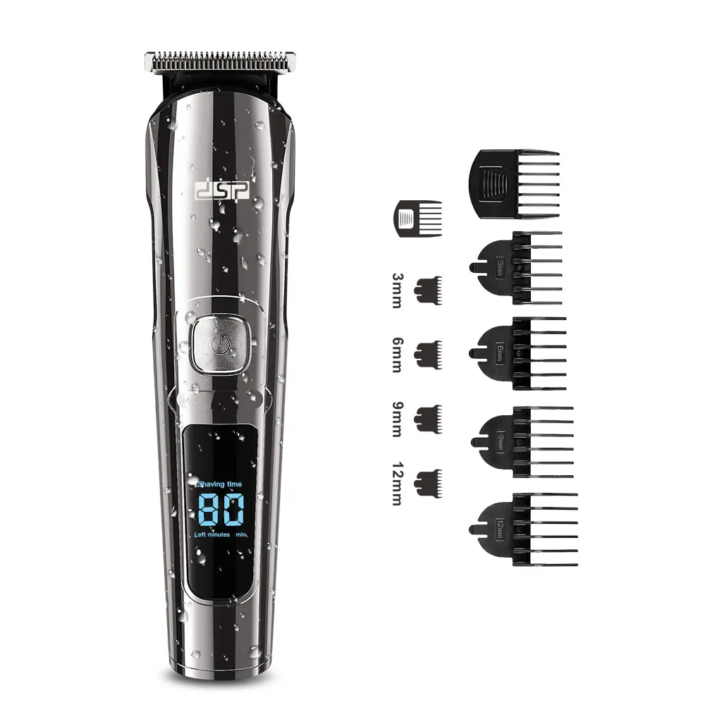 6 in 1 Trimmer Electric Hair Clipper Nose and Ear Hair Trimmer Set Electric Shaving Razor Set Man Multi-head Hair Clipper