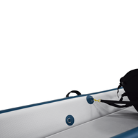 Kayak gonflable certifié CE pour 2 personnes Kayak à point de chute Kayak pliable en PVC pour les sports nautiques en plein air
