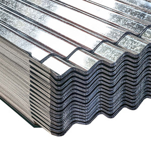 Tôle de toiture 4x8, tôle <span class=keywords><strong>ondulée</strong></span> galvanisée à paillettes régulières <span class=keywords><strong>pour</strong></span> maison - Product Image 3