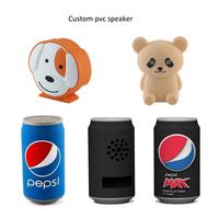 Clé USB personnalisée en PVC, mignonne, avec haut-parleur intégré et batterie externe en silicone