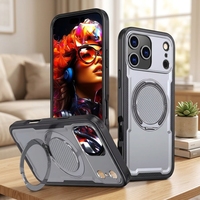 Funda Magnética Giratoria para Teléfono Móvil, Carcasa a Prueba de Golpes para Apple iPhone, Serie 12-17 Pro Max, Fabricación ODM OEM